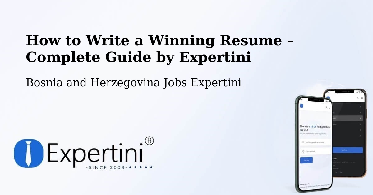Resume Writing Guide for Job Seekers – Foča - Foča, Bosnia and Herzegovina Jobs Expertini